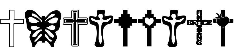 Christian Crosses Font Download Free